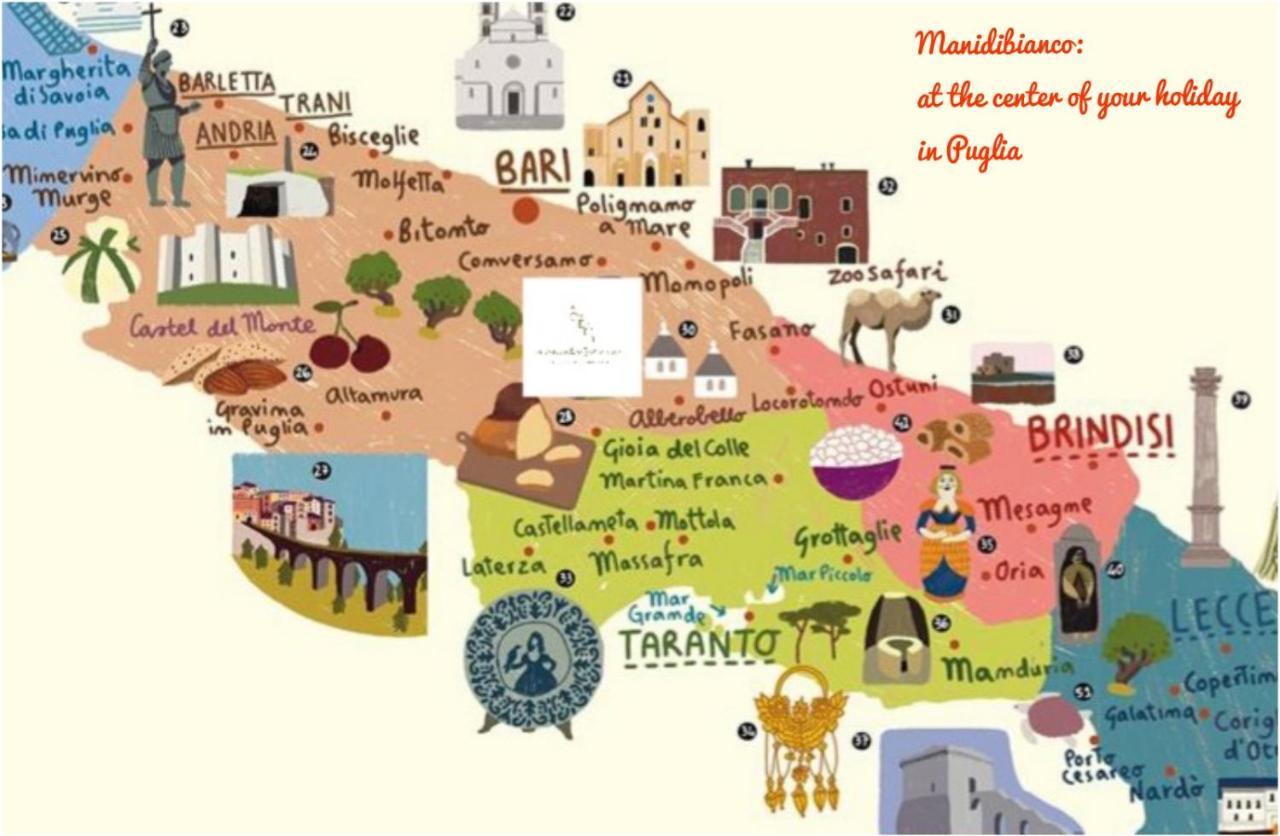 Manidibianco Apulian Relaxing Holiday home *